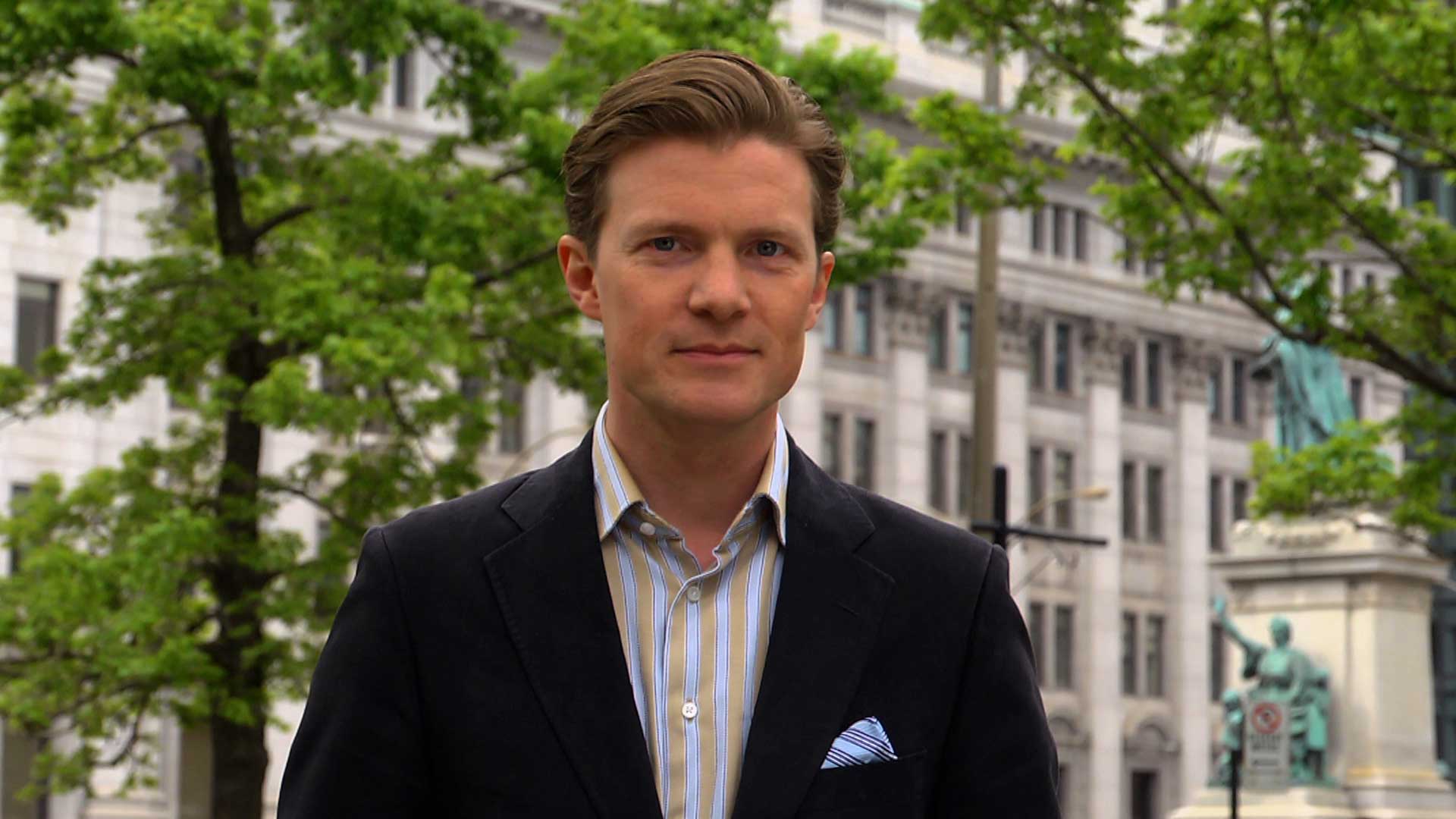 Author and program host Johan Norberg.